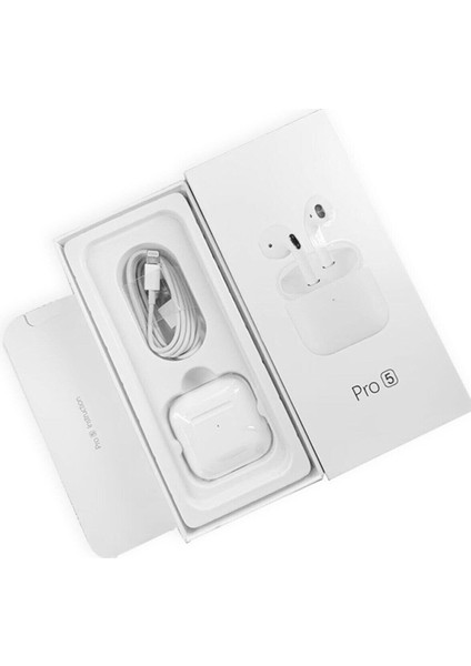 Pro 5 Kablosuz Kulaklık Bluetooth Kualklık Beyaz Pro5