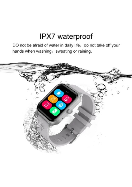 1.54 '' Tam Dokunmatik Bluetooth IP67 Su Geçirmez Spor Akıllı Saat (Yurt Dışından)