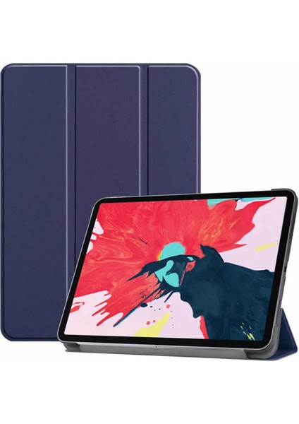 Apple iPad Mini 2019 (5.nesil) Uyumlu Fuchsia Smart Cover Standlı Katlanabilir Akıllı 1-1 Tablet Kılıfı