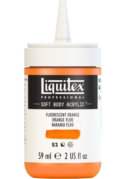 : Professional Soft Body : Akrilik Boya : 59 ml : Fluorescent Orange 982 S2 fiyatları
