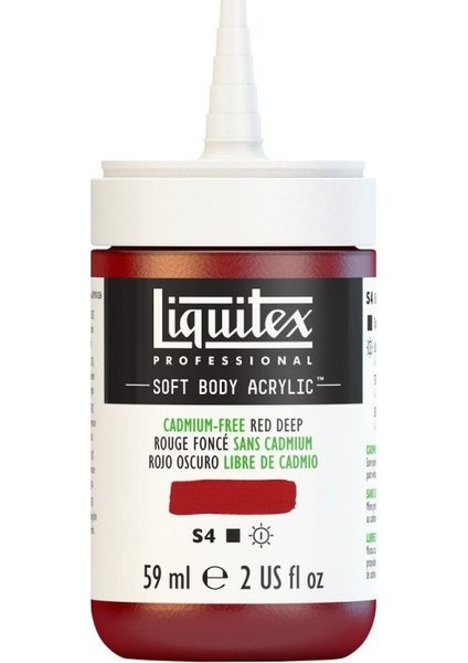 : Professional Soft Body : Akrilik Boya : 59 ml : Cadmium-Free Red Deep 895 S4 fiyatları