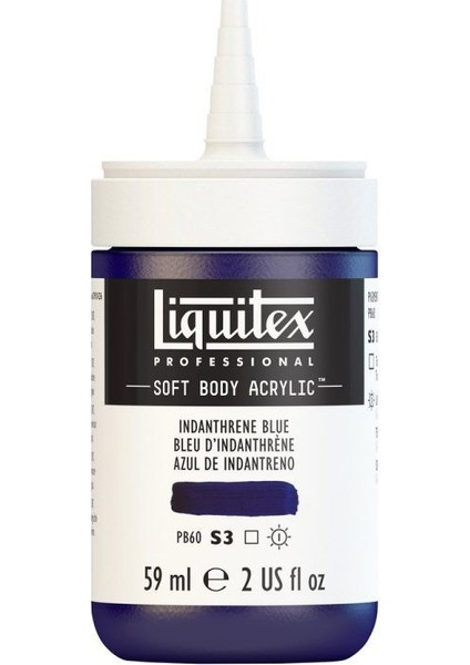 : Professional Soft Body : Akrilik Boya : 59 ml : Indanthrene Blue 322 S3