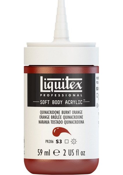 : Professional Soft Body : Akrilik Boya : 59 ml : Quinacridone Burnt Orange 108 S3 fiyatları