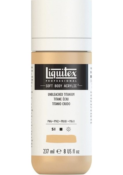 : Professional Soft Body : Akrilik Boya : 237 ml : Unbleached Titanium 434 S1