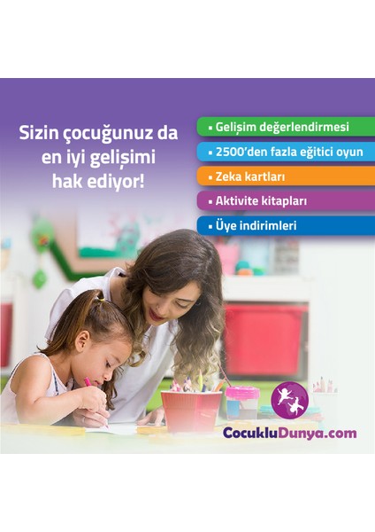 Çocuklu Dünya Aktivite Programı Aylık Premium Üyelik