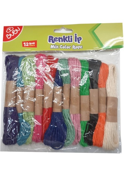 Renkli Ip 12 Renk KI-0004