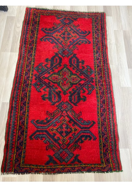 El Dokuma Halı Ottomanoushakrugs Antik Uşak Motifli Dokuma Halı 160 x 90