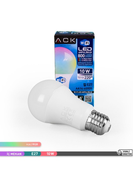Wifi LED Ampul 10W E27