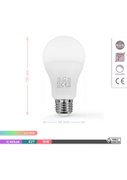 Wifi LED Ampul 10W E27