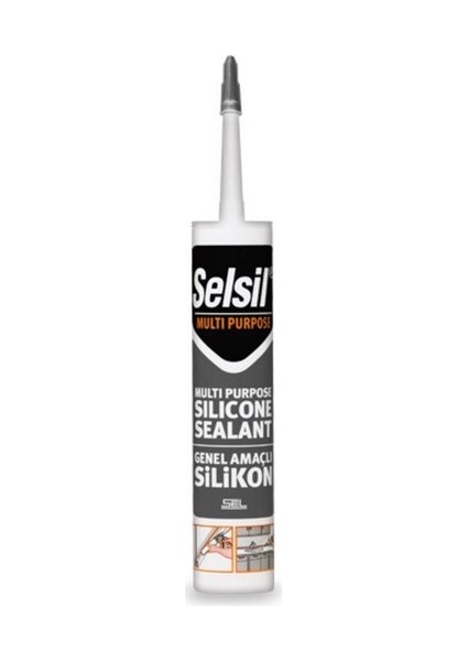 Selsil Silikon Genel Amaçlı Şeffaf 280 gr