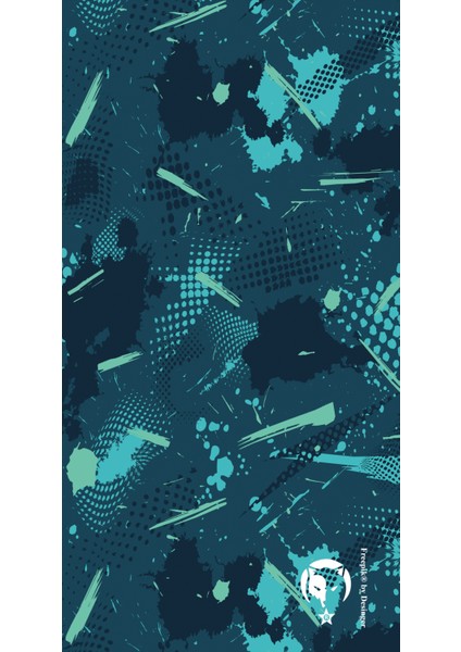 Dijital Desing Blue Extreme Slaemless Sporcu Mavi Boyunluk Bandana Balaclava fiyatları