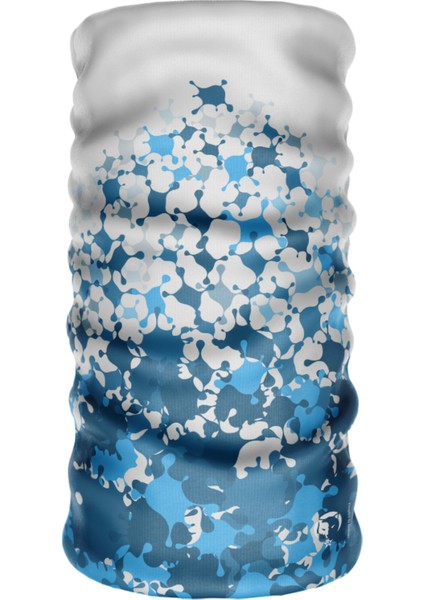 Dijital Desing Blue Extreme Slaemless Sporcu Mavi Boyunluk Bandana Balaclava