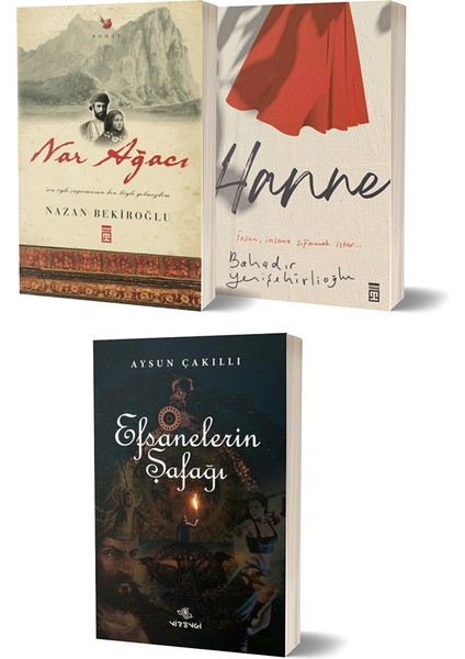 Nar Ağacı -Hanne - Efsanelerin Şafağı 3 Kitap Set - Nazan Bekiroğlu