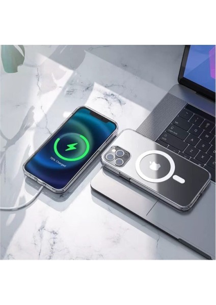 Apple iPhone 11 Pro Max Magsafe Şeffaf Silikon Kılıf fiyatları