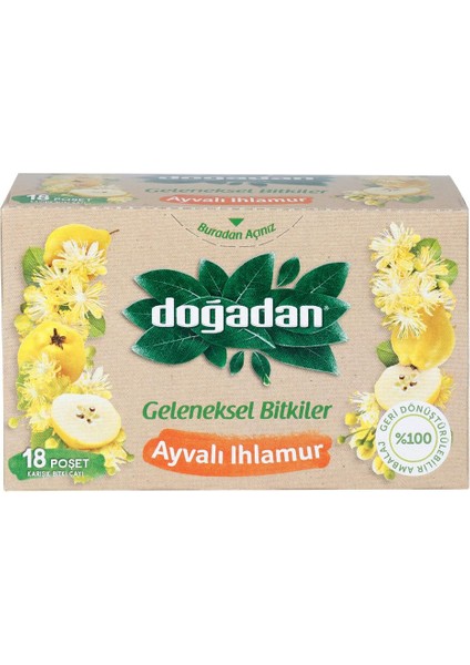 Ayvalı Ihlamur Karışık Bitki Çayı 18'li
