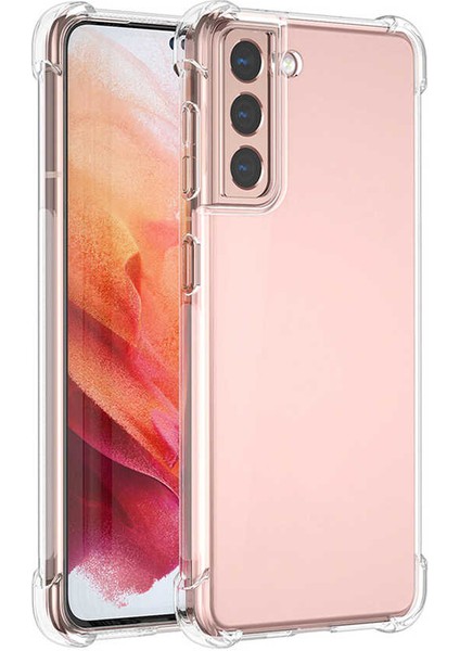 Samsung Galaxy S21 Kılıf Şeffaf Nitro Anti Shock Kapak Renksiz