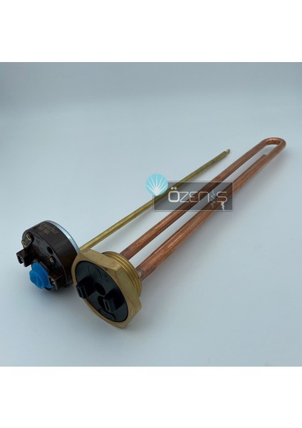Düz Bakır Güneş Enerjisi Rezistansı (Yerli Üretim) TERMOSTATLI-KAPAKSIZ-60CM-3000WATT