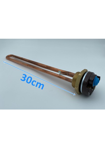 Düz Bakır Güneş Enerjisi Rezistansı (Yerli Üretim) TERMOSTATLI-KAPAKSIZ-60CM-3000WATT