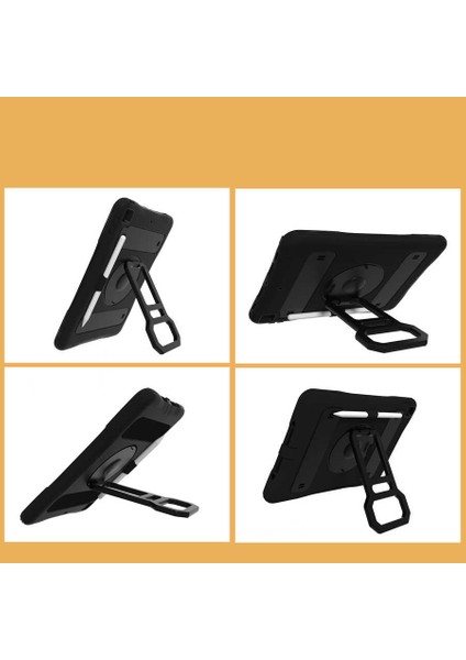 Apple iPad 9. Nesil 10.2 Kılıf Airtag Bölmeli Defender Case A2602 A2603 A2604 A2605