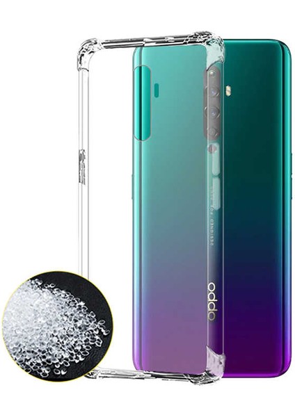 Oppo A5 2020 Kılıf Şeffaf Nitro Anti Shock Kapak Renksiz
