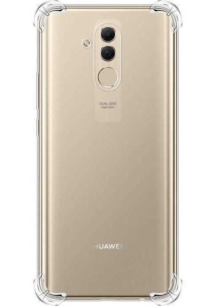 Huawei Mate 20 Lite Kılıf Şeffaf Nitro Anti Shock Kapak Renksiz