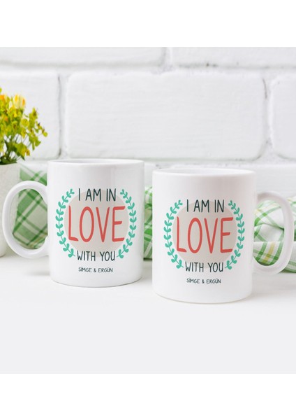 Kişiye Özel Isimli Sevgililer Günü Tasarımlı Ikili Kupa Bardak-58