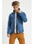 Slim Fit Likralı Erkek Açık Mavi Kot Ceket 2