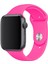 Apple Watch Kordon 1 2 3 4 5 6 7 Se Seri 38MM - 40MM Uyumlu Kayış Bileklik Kordon Koyu Pembe 1