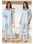 6034 Lohusa Pijama Sabahlık Takım 1