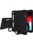 Apple Ipad 10.2 (8. ve 9. Nesil) Uyumlu 360 Standlı Kalem Bölmeli Zırh Tasarım Silikon Kılıf 3