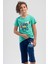 Pamuklu Erkek Çocuk Kısa Kol Kaprili Pijama Takım 1