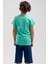 Pamuklu Erkek Çocuk Kısa Kol Kaprili Pijama Takım 4