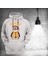 Friends Joey Hugsy Baskılı 3 Ipl. Şardonlu, Kalın (600 Gr.) Içi Polar Beyaz Sweatshirt 1