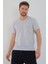 Karmelanj Basic Erkek V Yaka Slim Fit Kısa Kollu T-Shirt 3