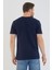 Lacivert Basic Erkek V Yaka Slim Fit Kısa Kollu T-Shirt 2