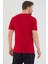Kırmızı Basic Erkek V Yaka Slim Fit Kısa Kollu T-Shirt 2