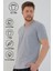 Grimelanj Basic Erkek V Yaka Slim Fit Kısa Kollu T-Shirt 4