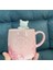 Yıldız Ev Stil Kupası Pembe Kiraz Çiçeği Görüntüleme Kedi Kupa Hediye Sevimli Hediye Kız Arkadaşı Seramik Kupa | Teacups (Yurt Dışından) 1