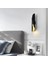Kuzey Avrupa Oturma Odası Başucu Dolabı Duvar Lambası LED Merdiven Koridor Modern Minimalizm Kişilik Dekoratif Aydınlatma (Sıcak Işık) (Siyah) (Yurt Dışından) 5