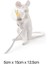 Mouse Desk Lamps Seletti Morden LED Bedside Table Lamp For Home Bedroom Decoration Art Deco Rat Night Lights Eu/au/us/uk Plug(Sitting White) (Yurt Dışından) 1