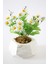 Dekoratif Beton Saksıda Papatya Tanzimi 20 Cm 1