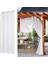 2x Sheer Perde Grommet Güverte Gölgelik Örtü Pergola Havuz Vual Perdeler 132X243 cm 5