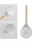 Pizza Peel Metal Pizza Mutfak Kaynağı Için Ahşap Kolu ile Metal 7 Inç 40 cm 3