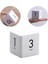 Küp Zamanlayıcı Dijital Zamanlayıcı Pişirme Zamanlayıcı W / LED Ekran 1-3-5-10 Dak 4