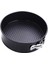 Yapışmaz Bahar Formu Yuvarlak / Kalp Kek Pişirme Fırında Kalay Pan Bakeware 22 Cmx7 cm Siyah Yuvarlak 22X7 cm 1