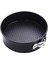 Yapışmaz Bahar Formu Yuvarlak / Kalp Kek Pişirme Fırında Kalay Pan Bakeware 22 Cmx7 cm Siyah Yuvarlak 22X7 cm 2