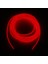 Lüminesans Neon LED Işıkları Glow El Tel Dize 5 Metre Kırmızı 3