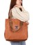 Kadın Taba Pat Detaylı Shopper Çanta 2