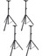 KB01-4X 4LÜ SET Kabin Hoparlör Standı Sehpası - Hoparlör Ayağı 2