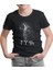 Lordd T-Shirt Göktürk Kurt Siyah Çocuk Tshirt 1